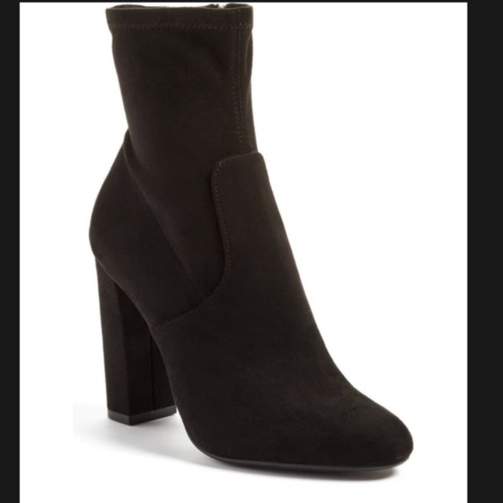 Womens Faux Suede Ankle Booties